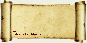 Rafailo Jačovac vizit kartica